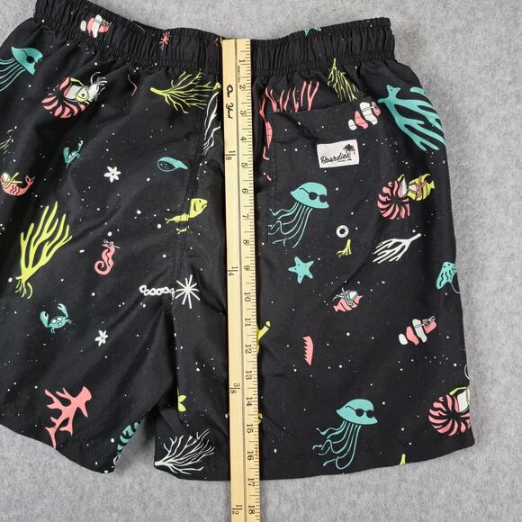 Boardies Shorts Mens Size Large Swim Trunks Black Neon Colors - Picture 12 of 13